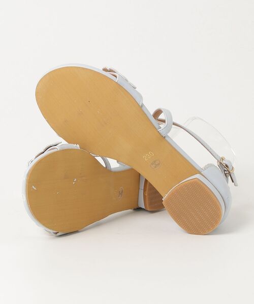 「HoneySalon by foppish」 ヒールサンダル 23cm ブルー レディース_画像3