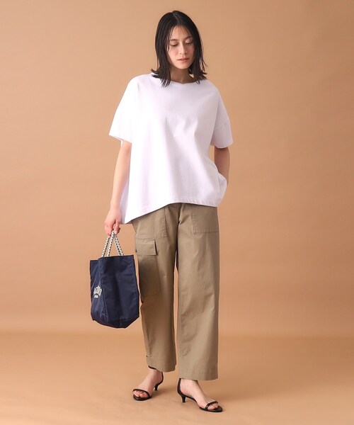 「DRESSTERIOR」 半袖Tシャツ 36 グレー レディース_画像2
