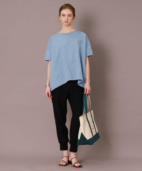 「DRESSTERIOR」 半袖Tシャツ 36 グレー レディース_画像3