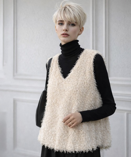 NOLITA LABORATORY ベスト ジレ 「 NOLITA / ノリータ 」 ふわふわ