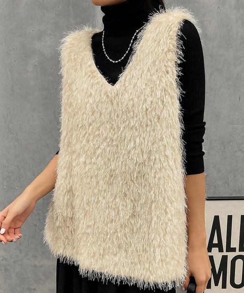 NOLITA LABORATORY ベスト ジレ 「 NOLITA / ノリータ 」 ふわふわ