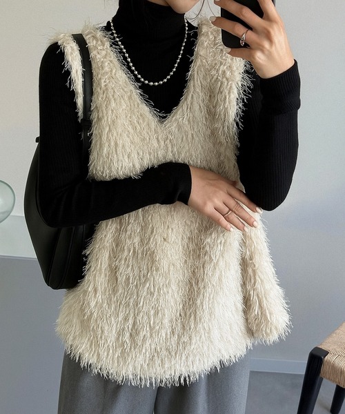 NOLITA LABORATORY ベスト ジレ 「 NOLITA / ノリータ 」 ふわふわ