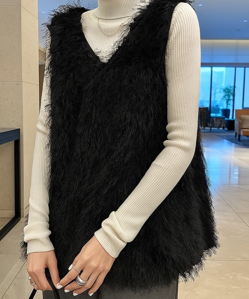 NOLITA LABORATORY ベスト ジレ 「 NOLITA / ノリータ 」 ふわふわ