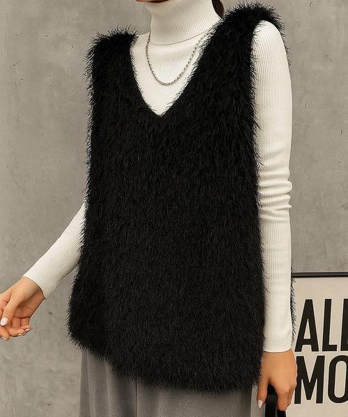 NOLITA LABORATORY ベスト ジレ 「 NOLITA / ノリータ 」 ふわふわ