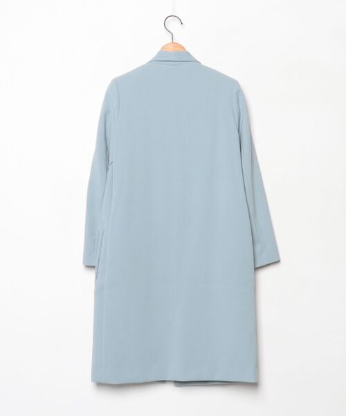 「CORTES WORKS」 チェスターコート 36 ブルー レディース_画像2