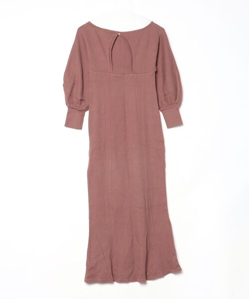 「U by SPICK&SPAN」 長袖ワンピース 36 ブラウン レディース_画像2