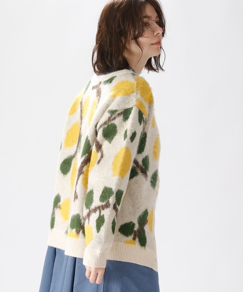 niko and…（ニコアンド） ニットカーディガン FREE ブルー レディース