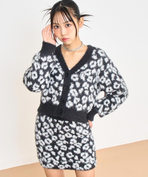 ANAP GiRL（アナップガール） ニット セーター レオパード柄 シャギー