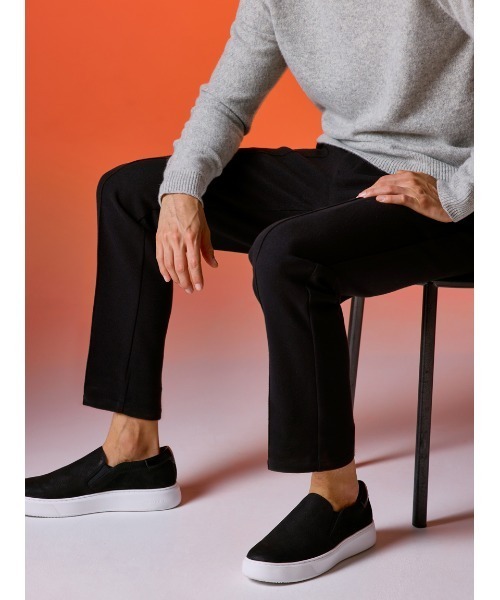 AOURE 23AW MALPENSA カルゼポンチ パンツ S 黒 スラックス AOURE（アウール） スラックス MALPENSA SETUP PANTS メンズ