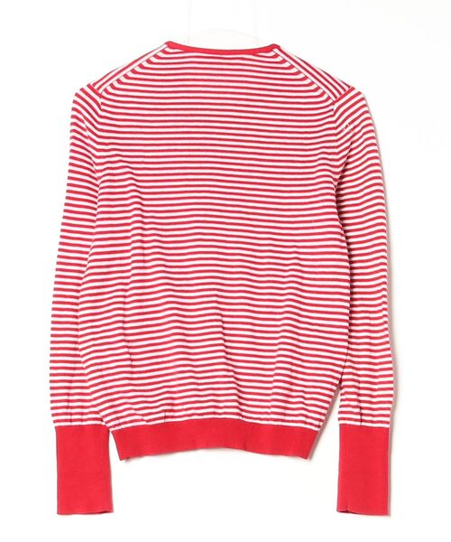 「umii908」 ニットカーディガン 2 レッド レディース_画像2