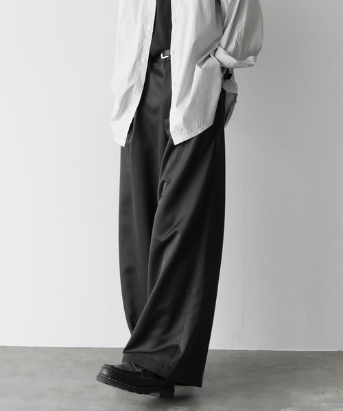 「remer」 パンツ SMALL グレイッシュベージュ メンズ_画像4