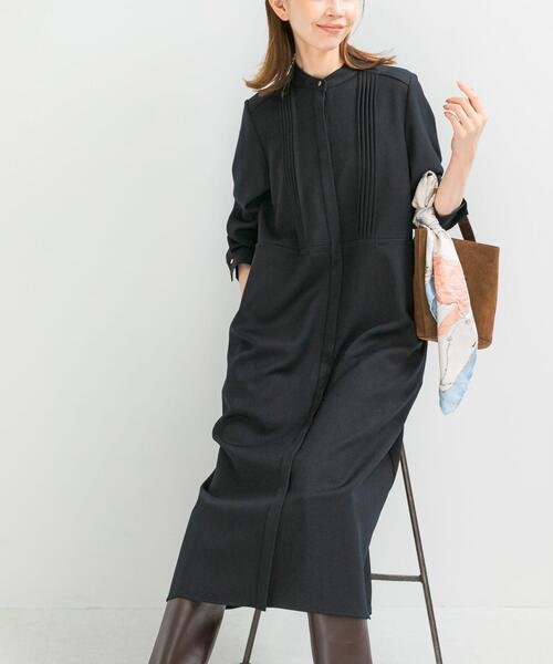 wirrow 長袖 ワンピース URBAN RESEARCH ROSSO WOMEN」 長袖ワンピース FREE ネイビー