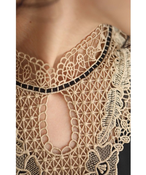 「CAWAII」 長袖ブラウス FREE ブラック レディース_画像4