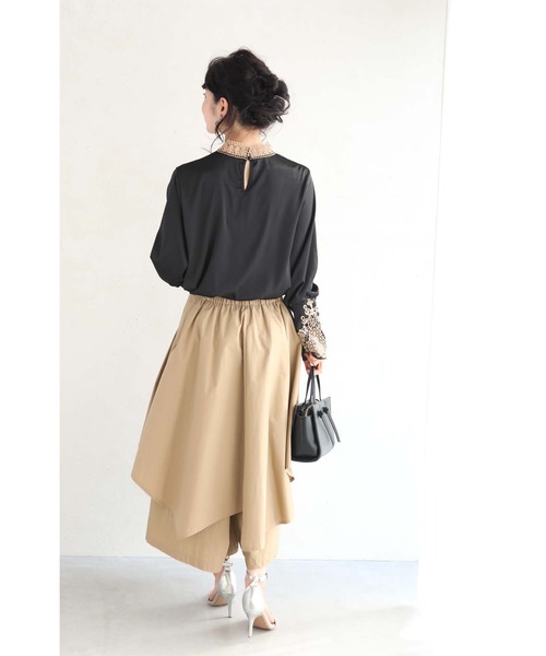 「CAWAII」 長袖ブラウス FREE ブラック レディース_画像6