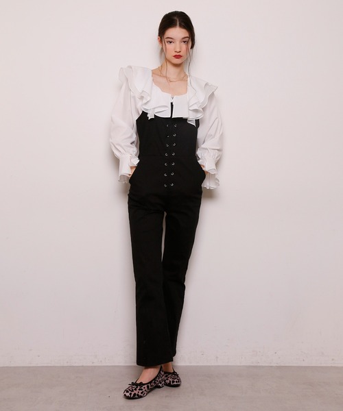 「Seemi. byNICECLAUP」 長袖ブラウス FREE ブラック レディース_画像7