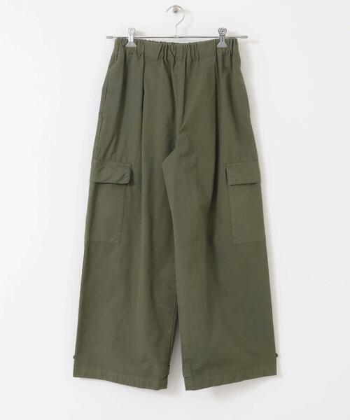 かぐれ　ユーティリティパンツ/カーキ/美品 かぐれ パンツ ユーティリティーイージーパンツ レディース : ZOZOTOWN