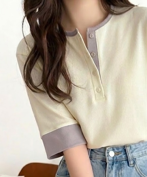 classicalelf（クラシカルエルフ） ヘンリーネック tシャツ 半袖 大人 