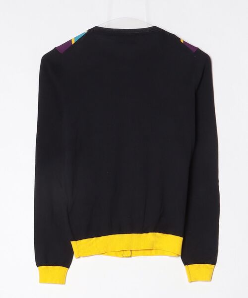 「PRINGLE 1815」 長袖ニット UK10 ブラック レディース_画像2