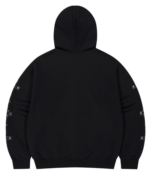 パーカー mahagrid 「mahagrid/マハグリッド」 Cross Studs Zip-Up Hoodie/クロススタッズジップアップパーカーの画像