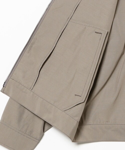 BEAMS（ビームス） ブルゾン アウター シンセティックレザーカラー