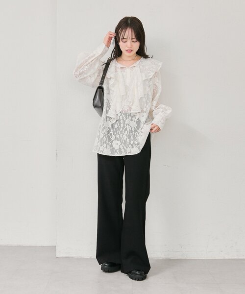 mystic（ミスティック） パンツ TRフレアパンツ レディース : ZOZOTOWN