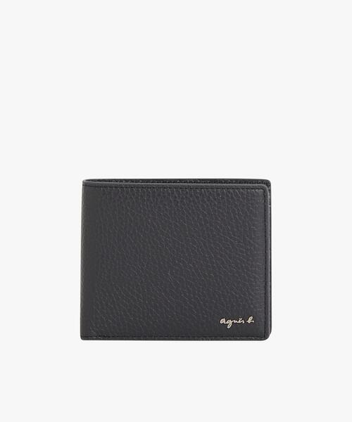agnes b.（アニエスベー） 財布 レザー 二つ折り ウォレット ABH05−01