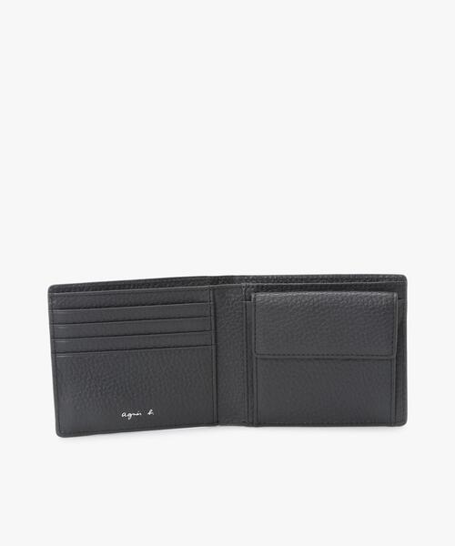 agnes b.（アニエスベー） 財布 レザー 二つ折り ウォレット ABH05−01