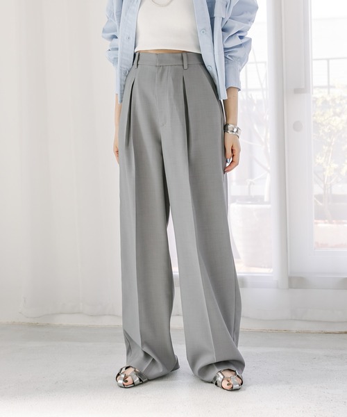 「mystic」 スラックス 0 アイボリー レディース_画像4