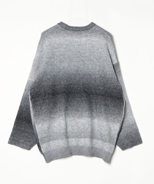 「ADRER」 長袖ニット SMALL グレー メンズ_画像2