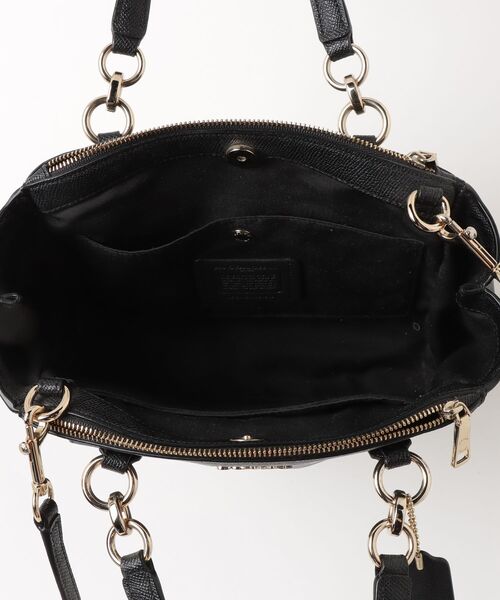 「COACH」 ワンポイントショルダーバッグ - ブラック レディースの画像