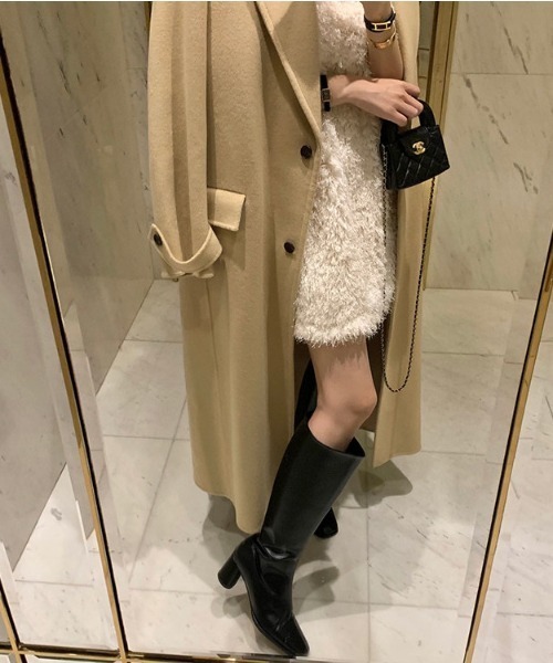 「FREE STYLISTS」 半袖ワンピース FREE ブラック レディース_画像8