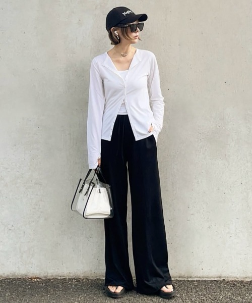 ラッシュガード 「 」 裾ストリング2wayパンツ レディース : ZOZOTOWN