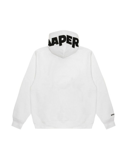 「AAPE BY A BATHING APE」 プルオーバーパーカー LARGE ブラック メンズ_画像5