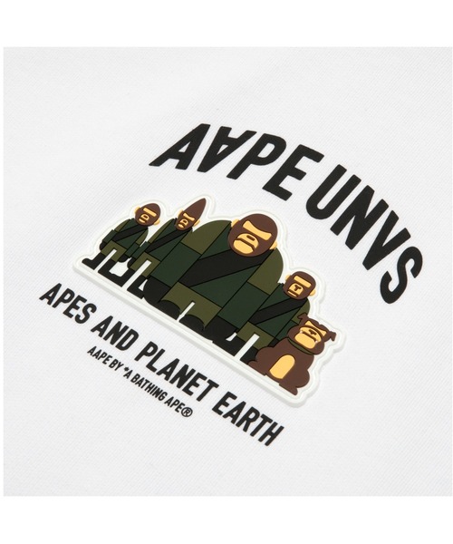 「AAPE BY A BATHING APE」 プルオーバーパーカー LARGE ブラック メンズ_画像6
