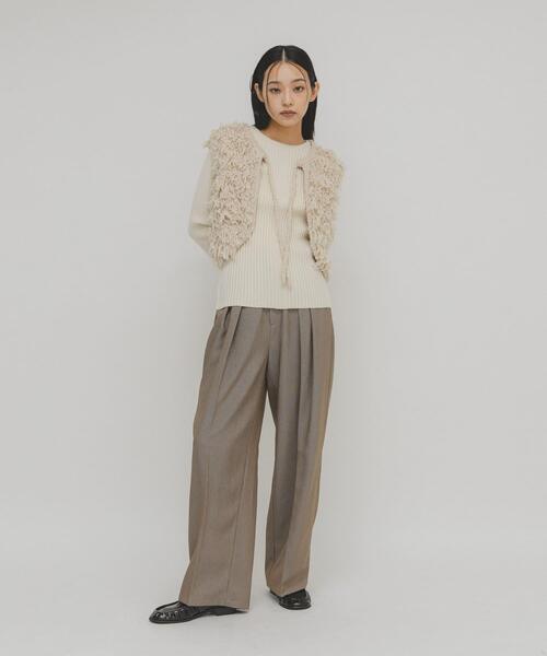 「KBF」 長袖ニット ONE グレー系その他 レディース_画像5