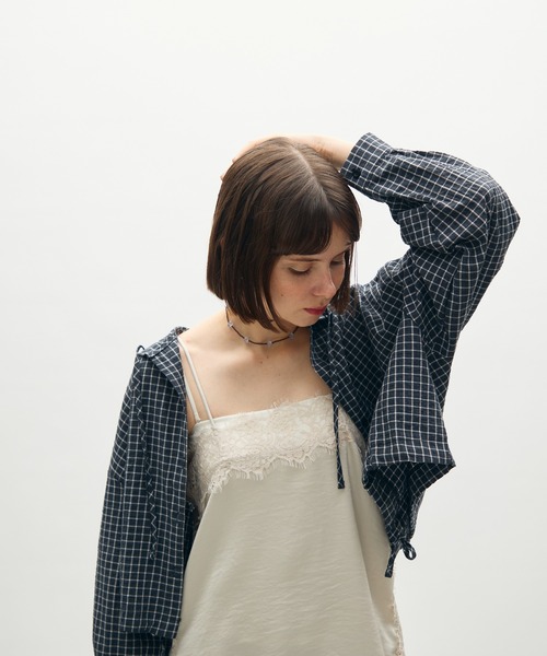 full/fill. キャミソール satin lace cami / サテンレースキャミ