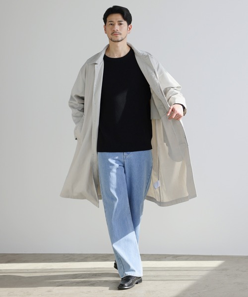 「SPU」 長袖ニット L チャコール メンズ_画像9