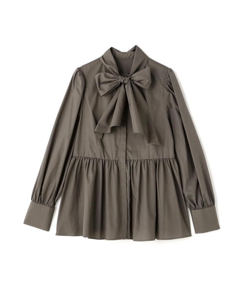 「NATURAL BEAUTY BASIC」 長袖ブラウス SMALL グレー系その他 レディース_画像2
