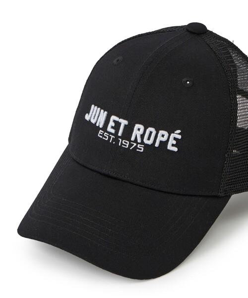 JUN&ROPE'（ジュンアンドロペ） キャップ 帽子 ロゴ入りサイドバック
