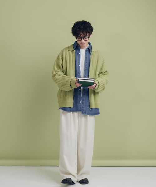 「MUHET」 長袖シャツ SMALL ダークインディゴブルー レディース_画像2