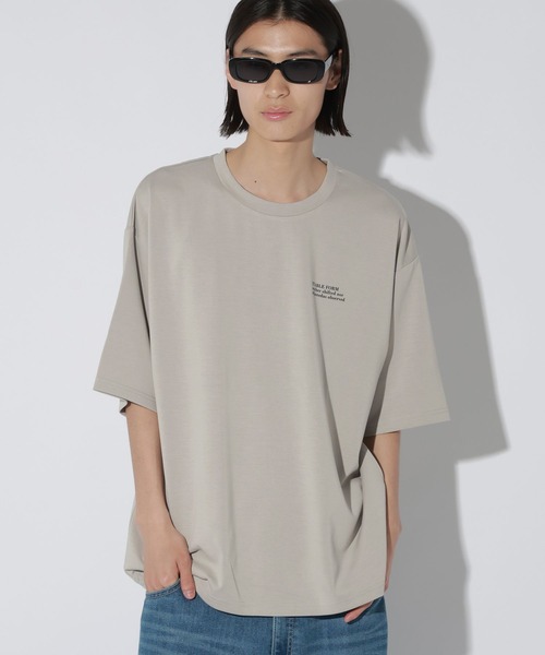 LAKOLE（ラコレ） tシャツ 「接触冷感」シルキーダンボールTシャツ