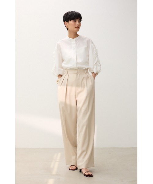 「crie conforto」 半袖ブラウス FREE ライトブルー レディース_画像4