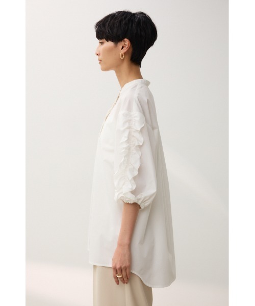 「crie conforto」 半袖ブラウス FREE ライトブルー レディース_画像6