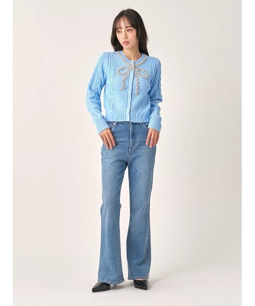 【STYLE UP PANTS】フレアデニム SNIDEL（スナイデル） ジーンズ デニム デニムパンツ 「STYLE UP PANTS