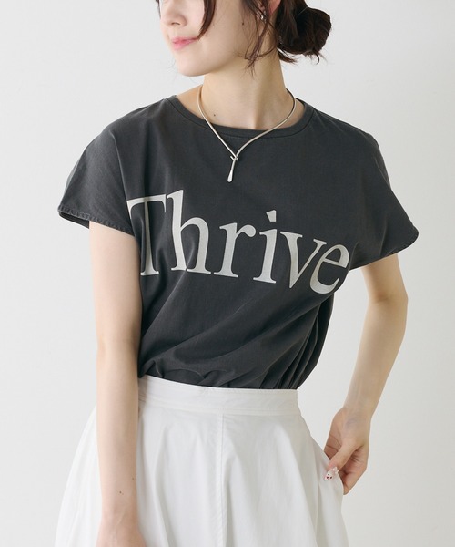 tシャツ オーガニックコットンフレンチスリーブ T レディースの画像