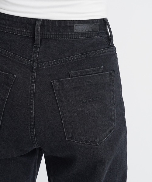 「YANUK」 デニムパンツ 23inch ブラック レディース_画像6