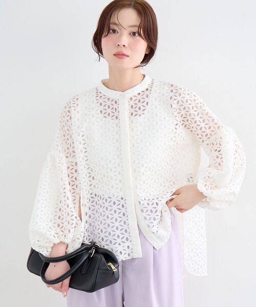 le.coeur blanc（ルクールブラン） ブラウス シャツ TORRAZZO DONNA