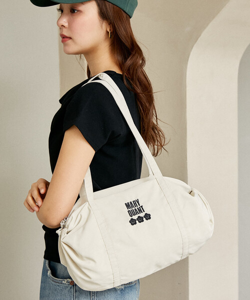 ✨未使用品✨MARY QUANT トートショルダーバッグ　ブラック×ホワイト MARY QUANT（マリークヮント） トートバッグ ONE SIZE ブラック