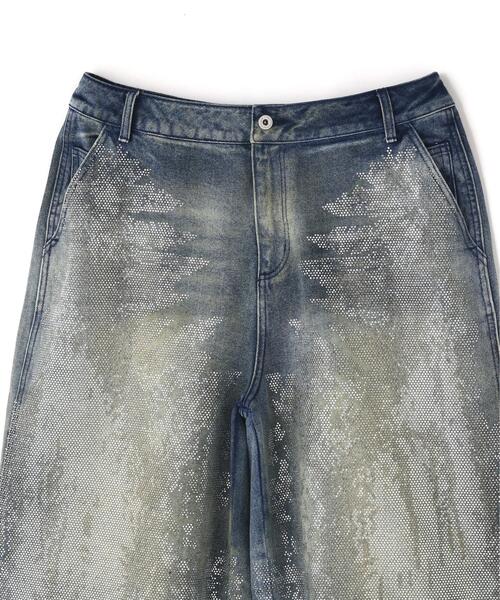 ジーンズ デニム デニムパンツ DankeSchon/ダンケシェーン/12oz BAGGY SHORTS/SWARO レディース メンズの画像