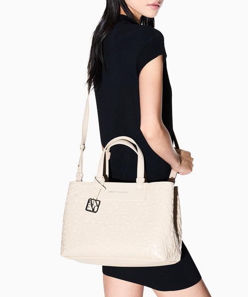 ARMANI EXCHANGE 「ARMANI EXCHANGE」 2WAYバッグ FREE ライトベージュ 
